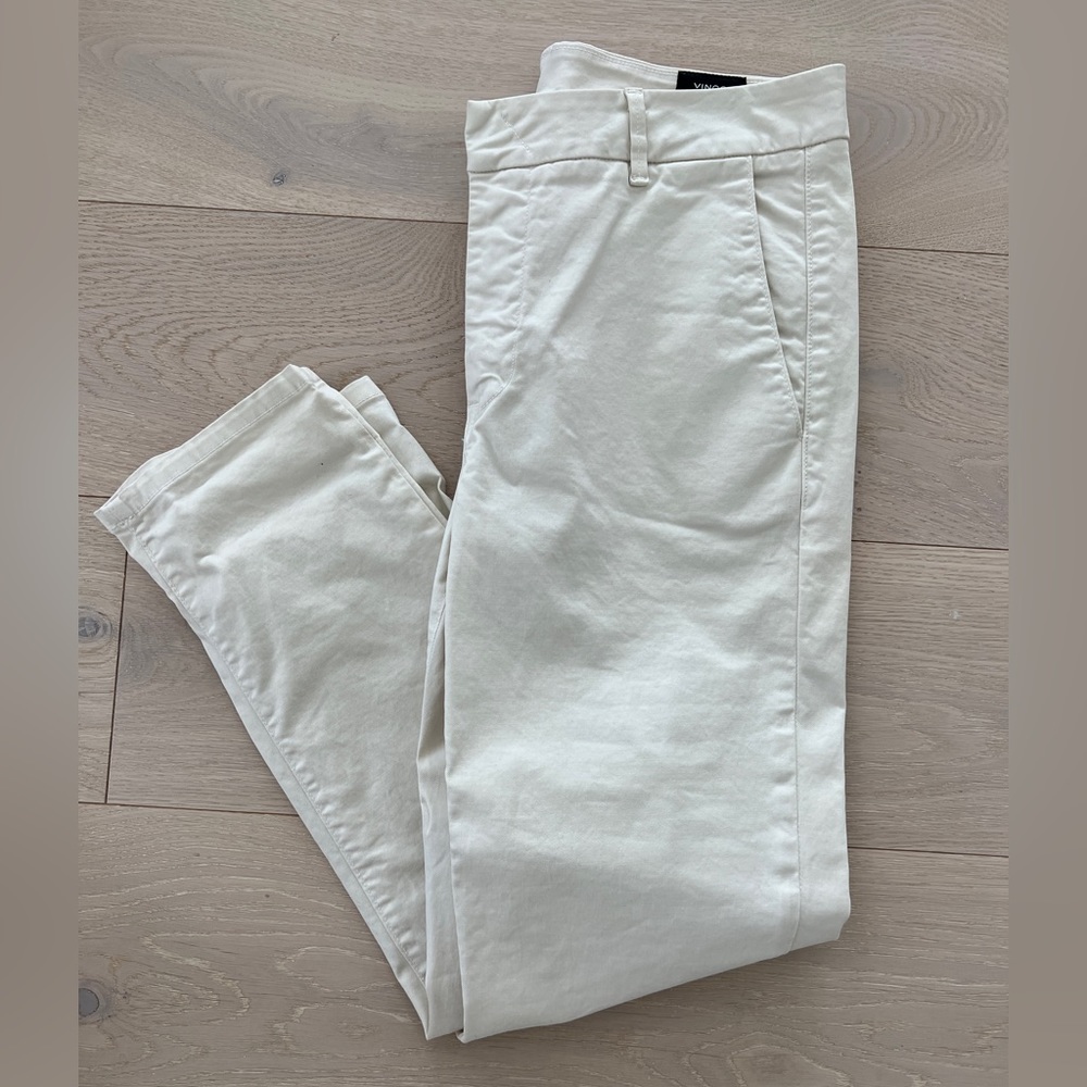 Vince Off-White Pocket Chino Pant